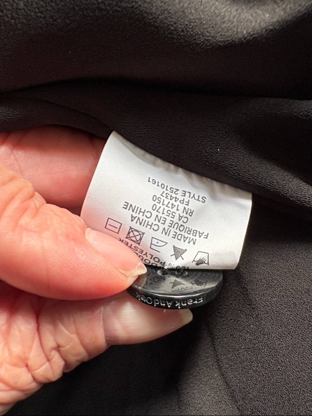 Frank And Oak Black Floral Wrap mini-Dress or Jacket - Picture 5 of 5